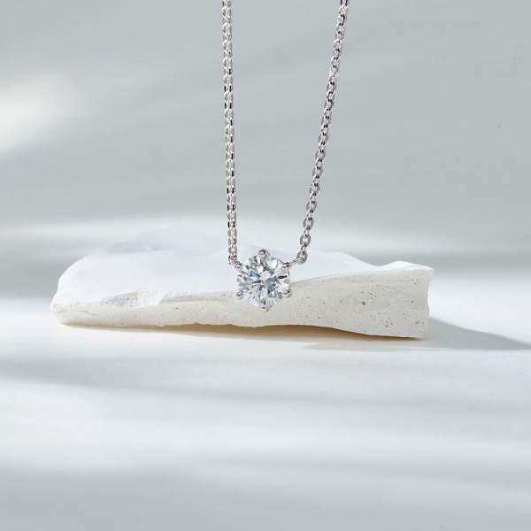 1캐럿 모이사나이트 목걸이 6프롱요약정보 및 구매